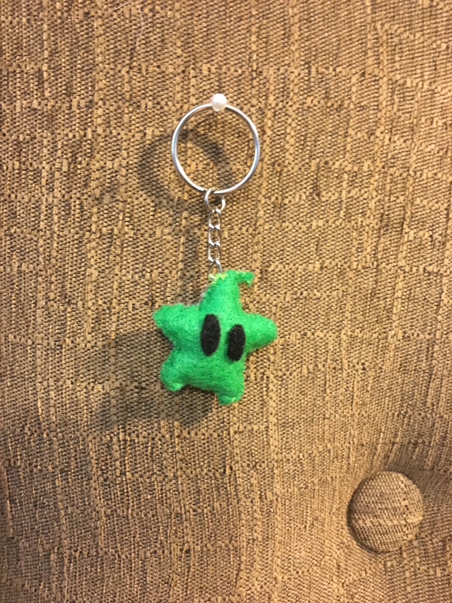 Mario Galazy Luma Star Keychains