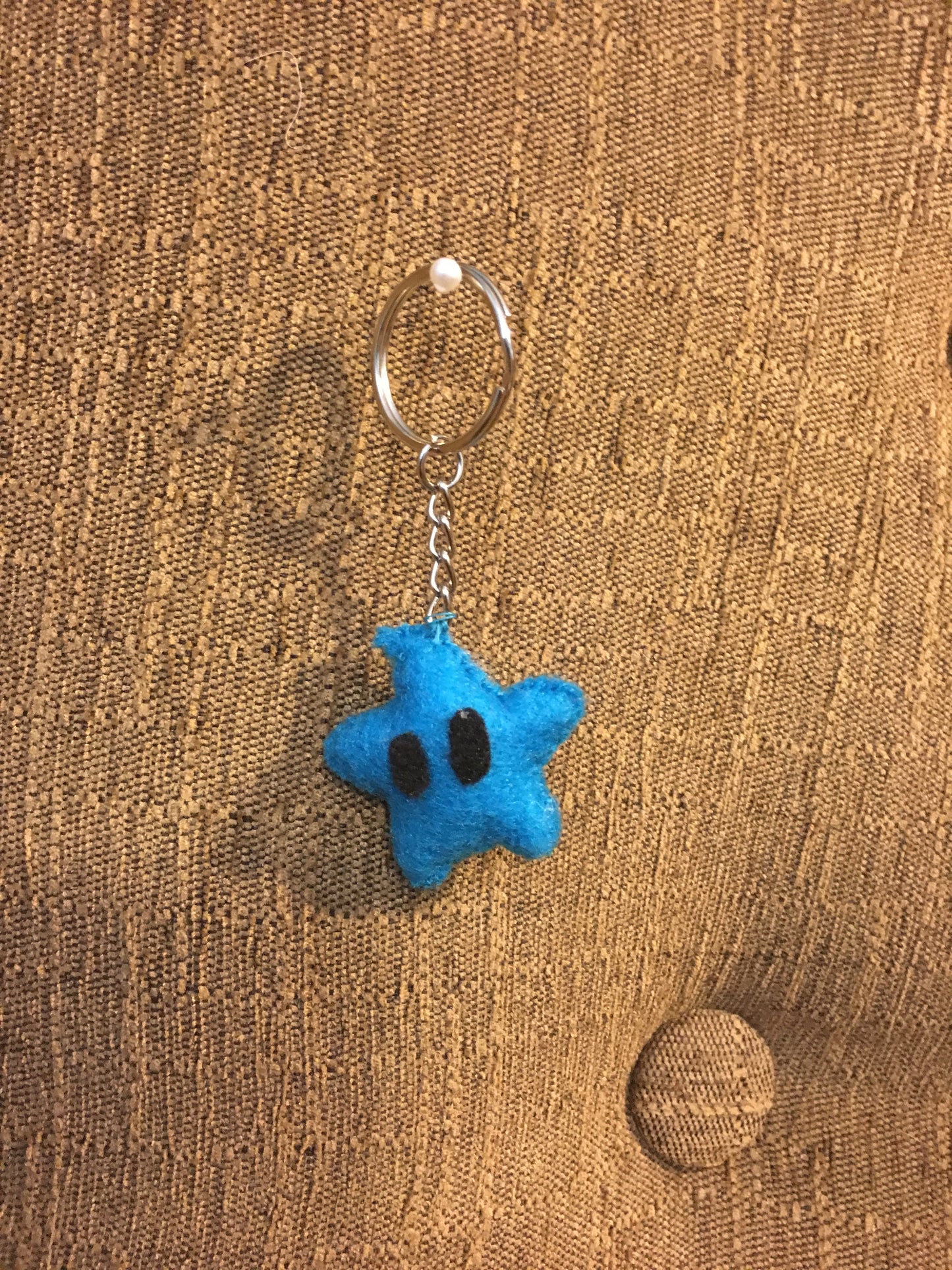 Mario Galazy Luma Star Keychains