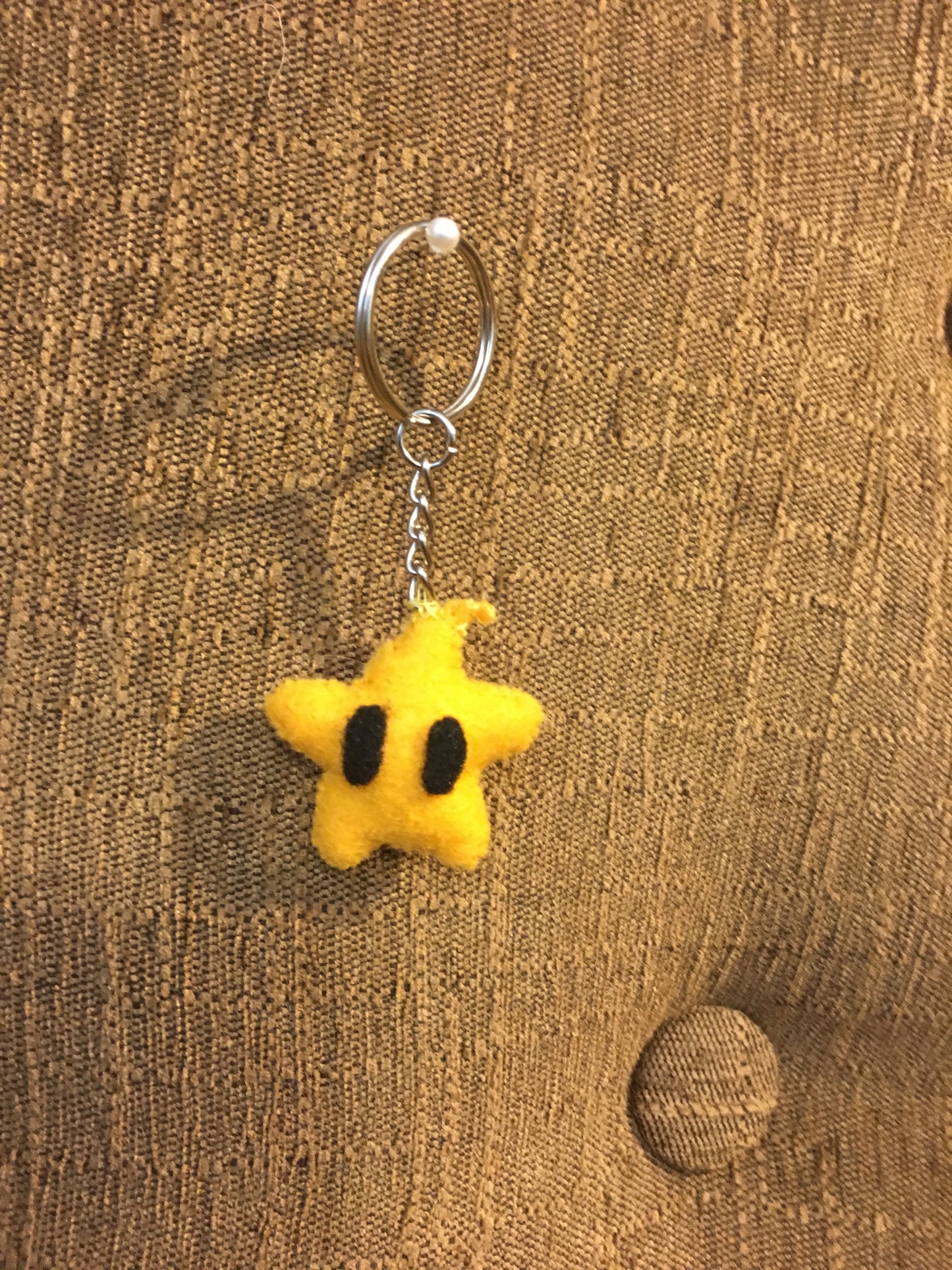 Mario Galazy Luma Star Keychains