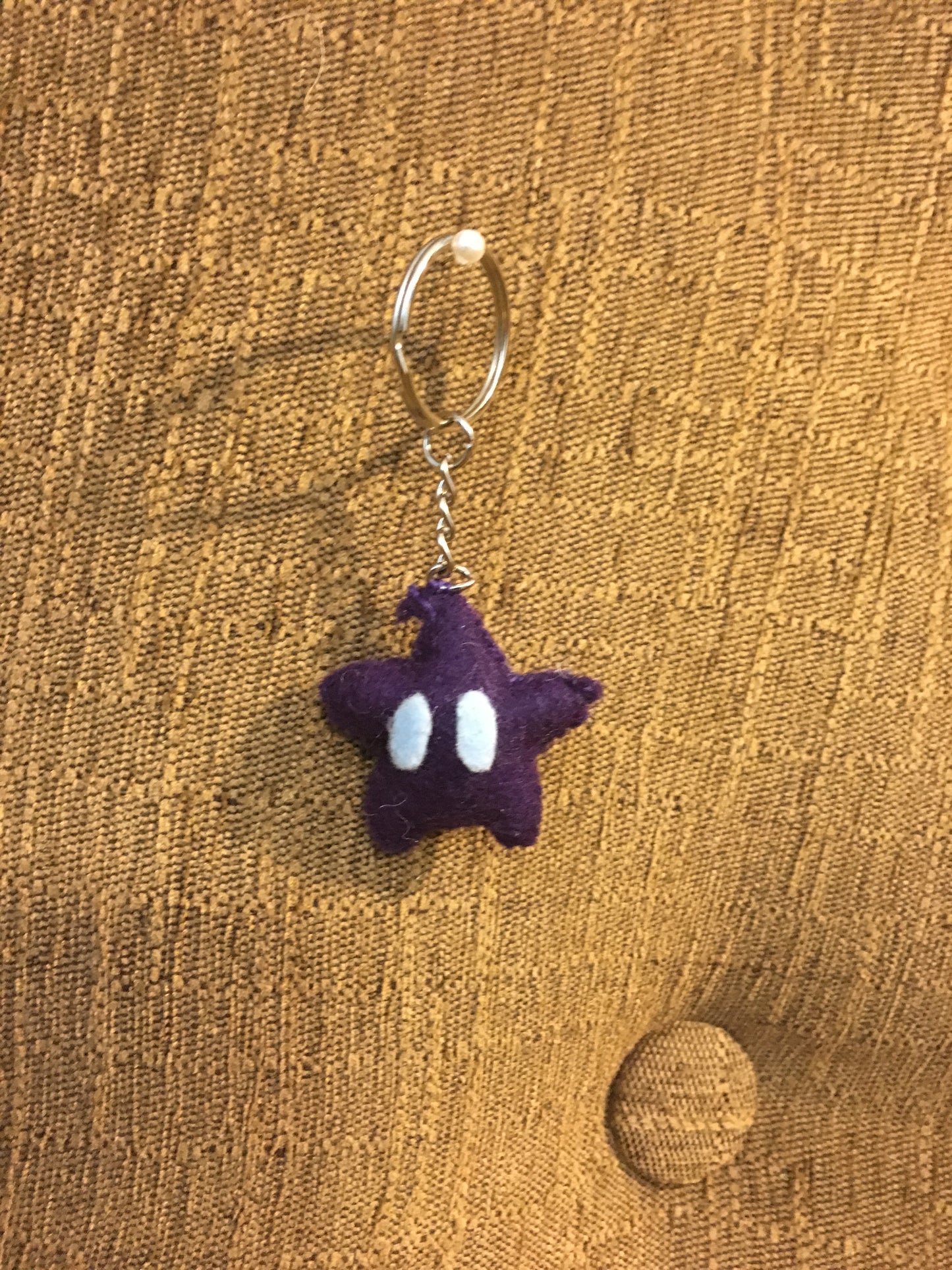 Mario Galazy Luma Star Keychains