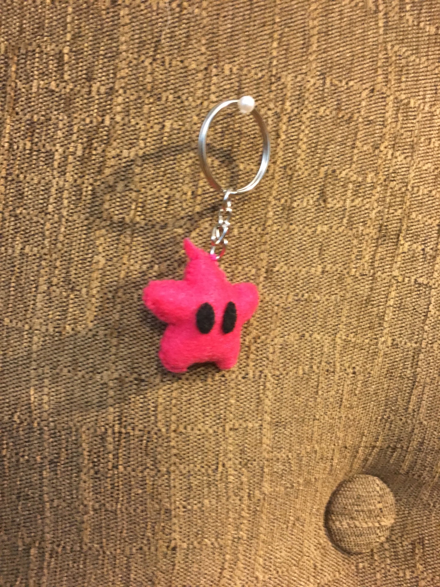 Mario Galazy Luma Star Keychains