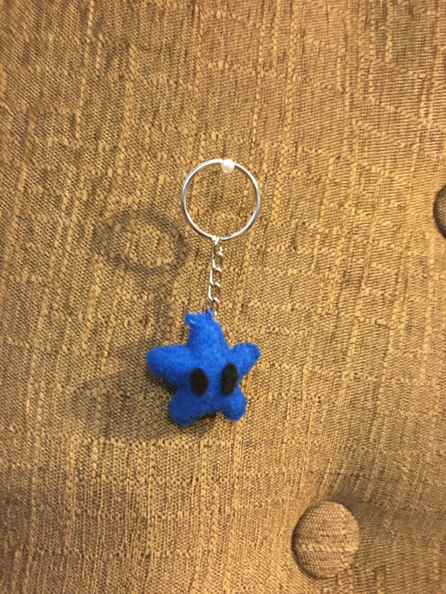 Mario Galazy Luma Star Keychains