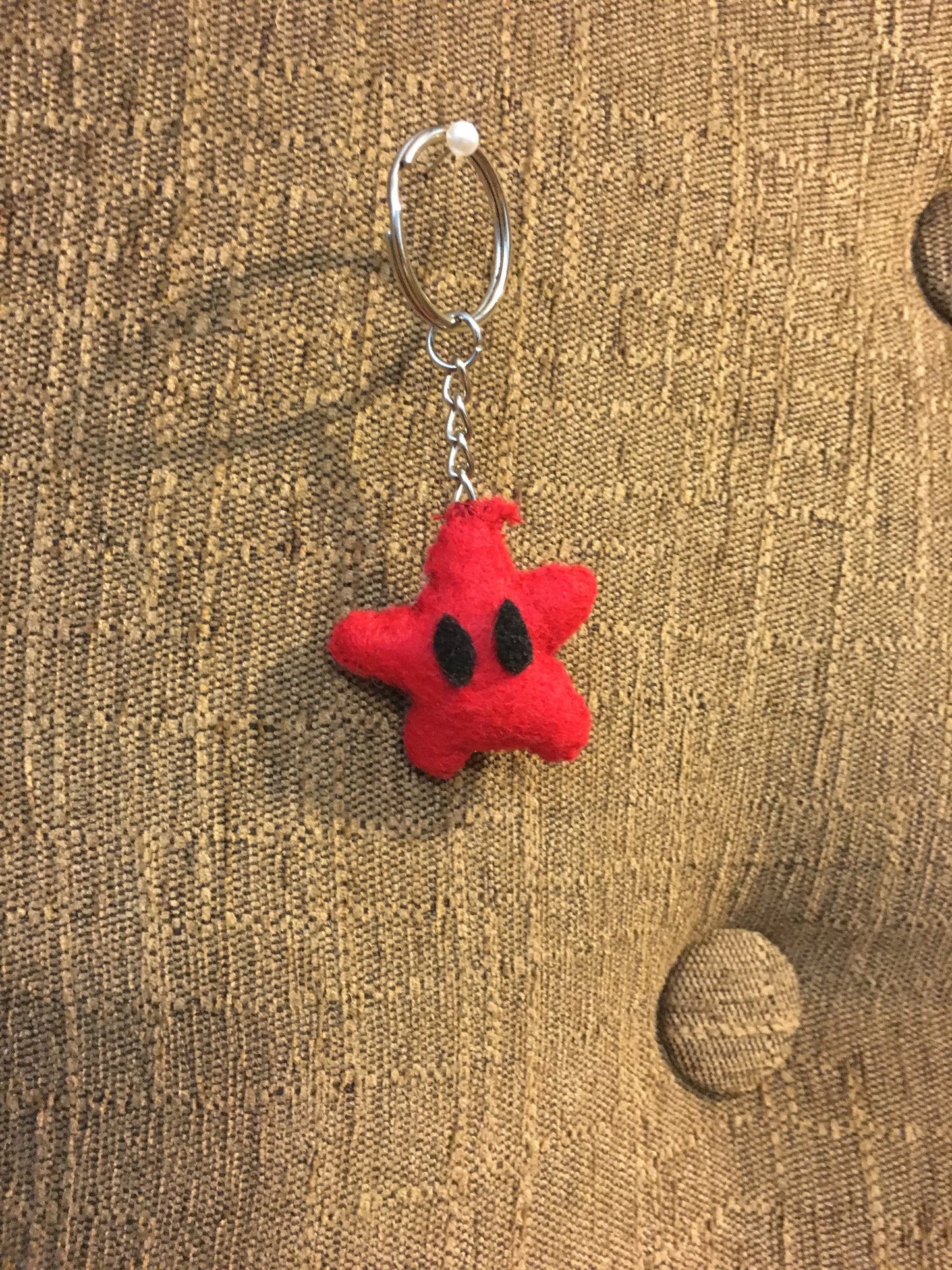 Mario Galazy Luma Star Keychains