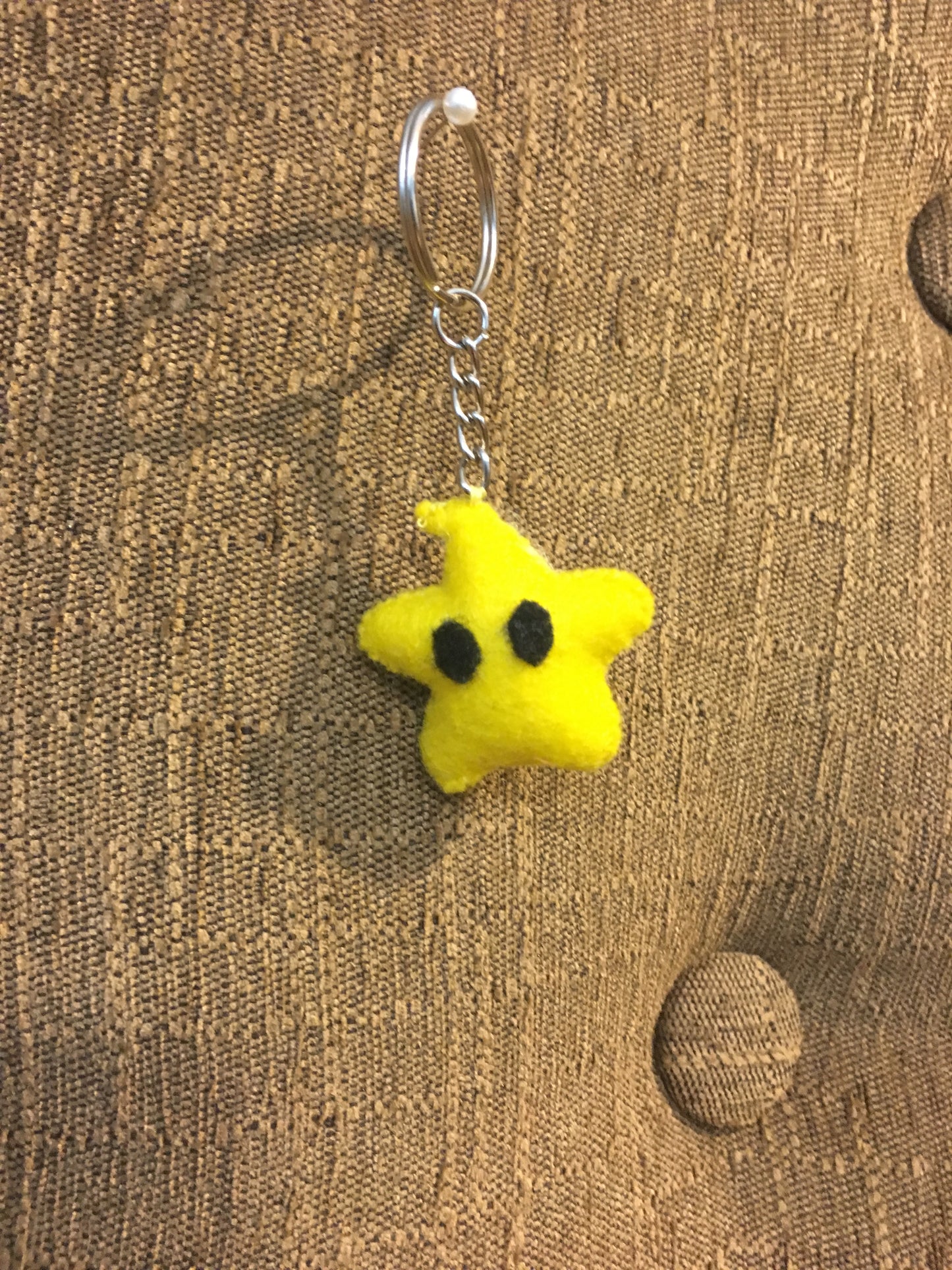 Mario Galazy Luma Star Keychains