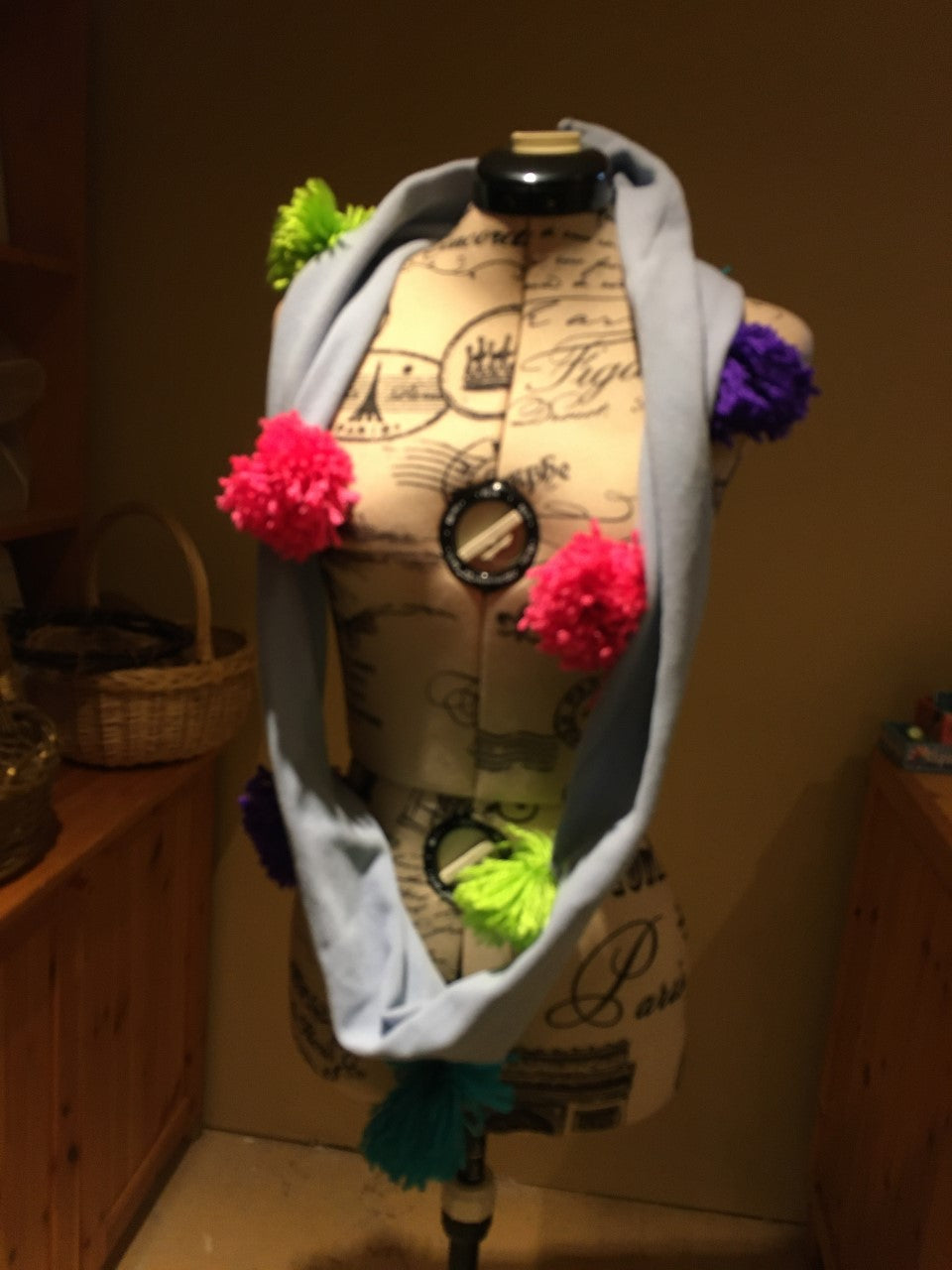 Pompom Scarves