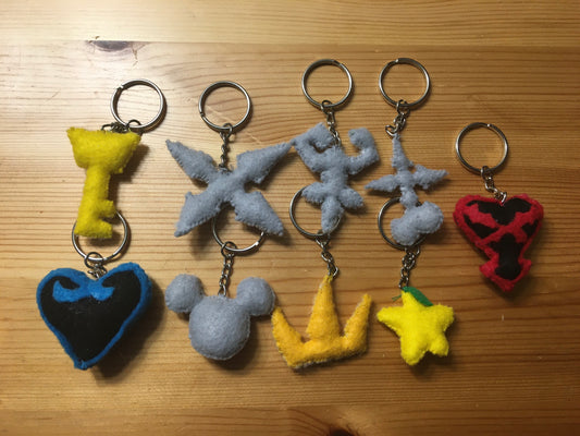 Kingdom Hearts Keychains